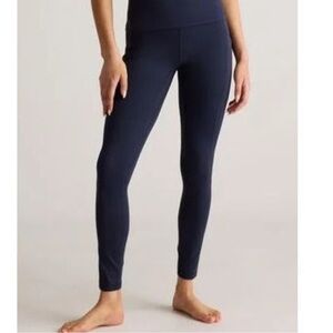 Quince Women's Ultra-Form High-Rise Pocket Legging Deep Navy Leggings S